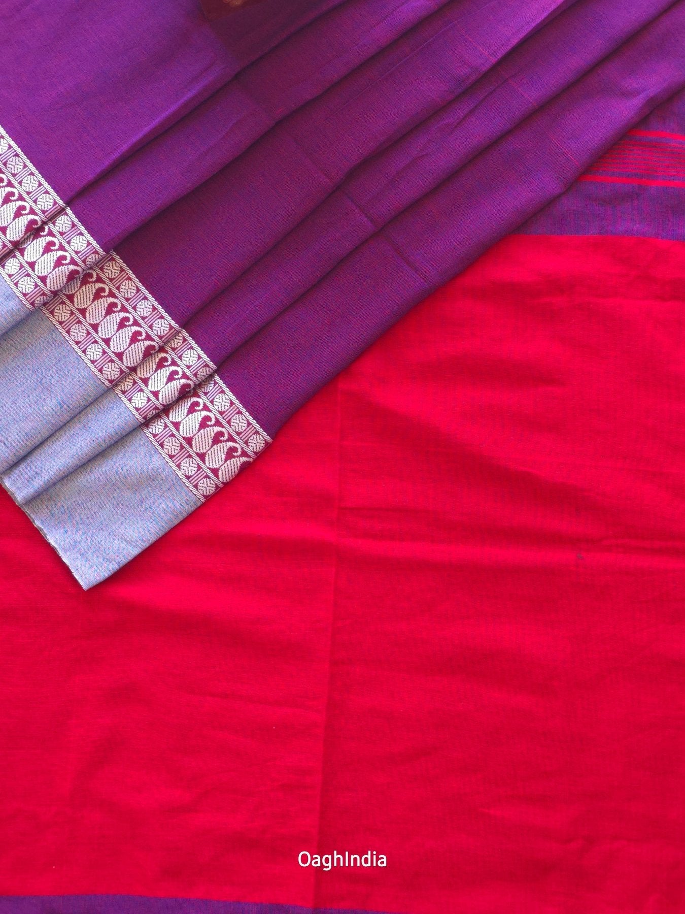 Grape : Pure Cotton Handloom Saree