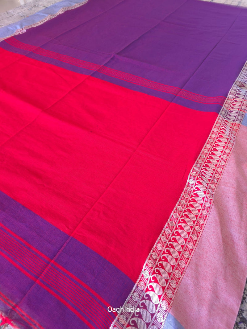 Grape : Pure Cotton Handloom Saree
