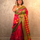 Iravati : Pure Silk Abstract Art Saree (Silk Mark) - Oagh India