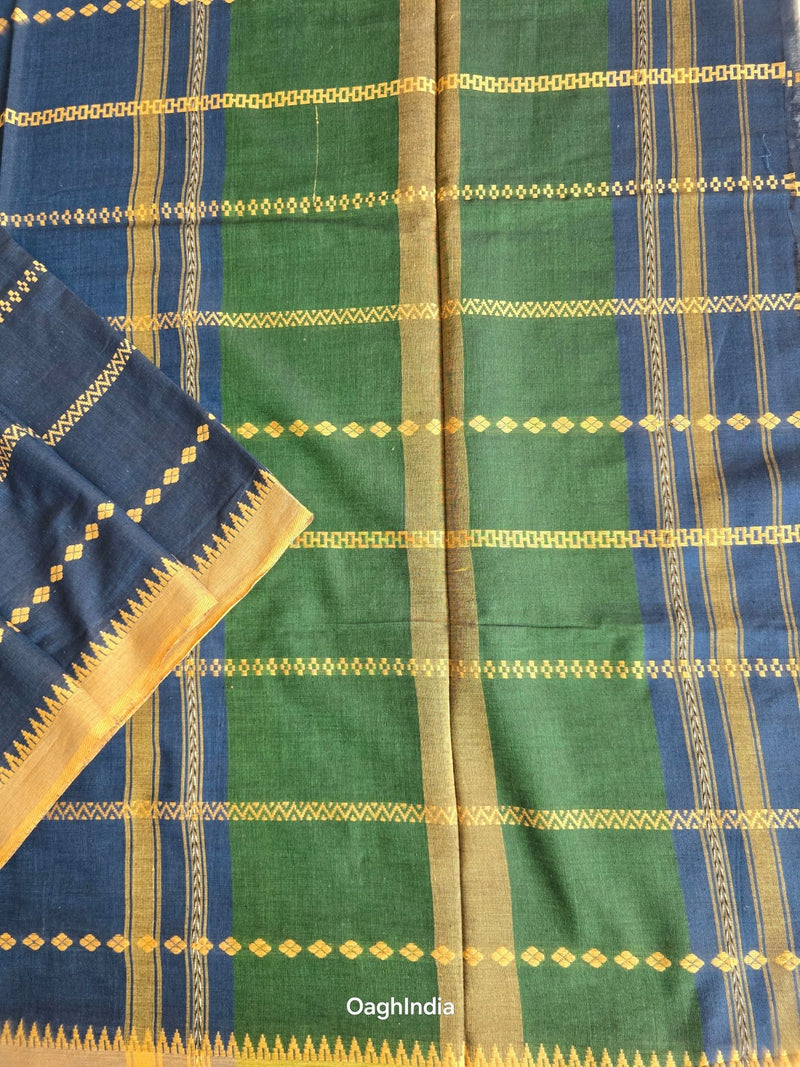 Jheel : Pure Cotton Handloom Saree - Oagh India