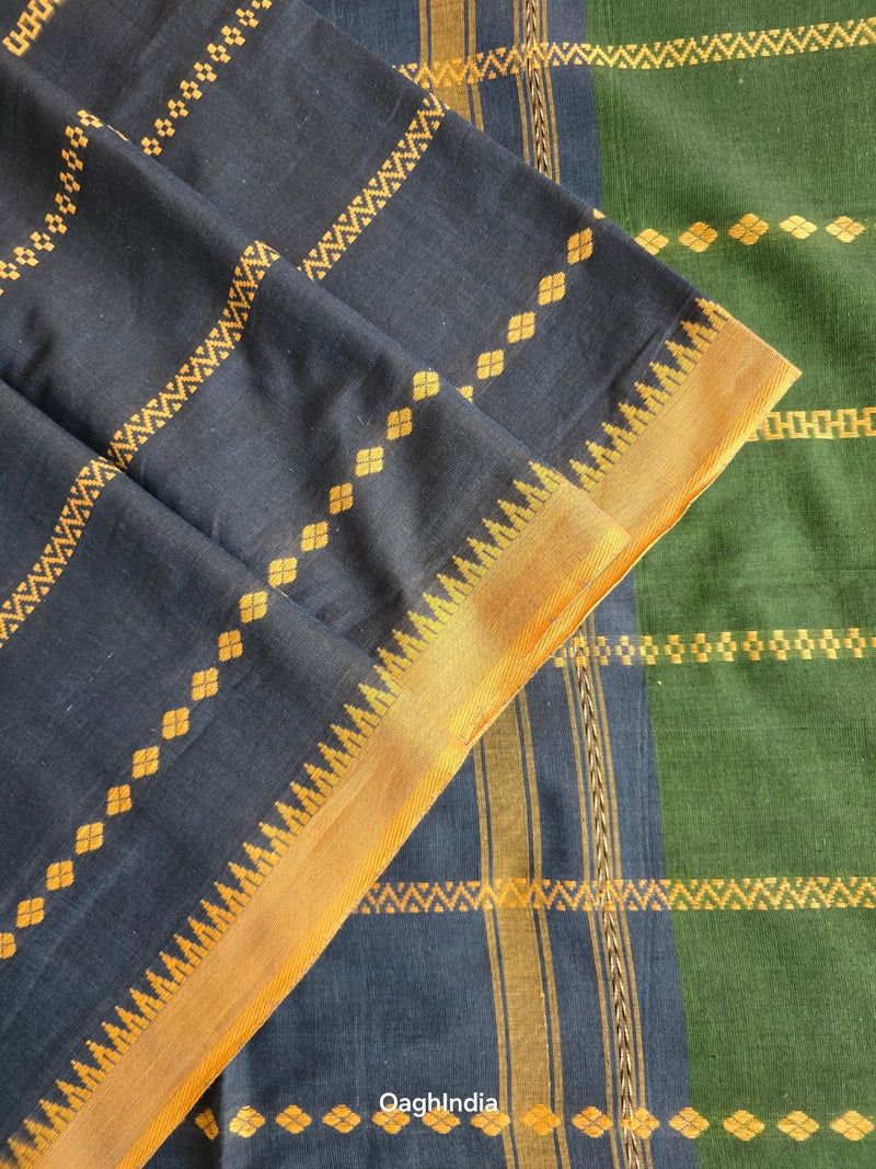 Jheel : Pure Cotton Handloom Saree - Oagh India