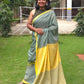 Kanmani – Pure Cotton Sage Green Saree