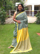Kanmani – Pure Cotton Sage Green Saree