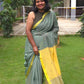Kanmani – Pure Cotton Sage Green Saree