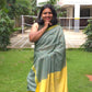 Kanmani – Pure Cotton Sage Green Saree