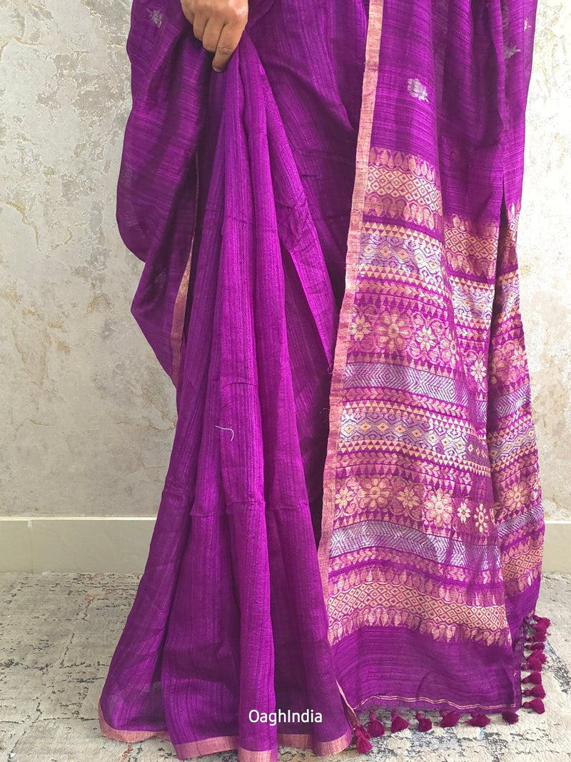 Kantaravi : Pure Silk Handloom Saree (Silk Mark)