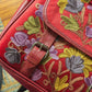 Kashmiri Backpack – Maroon | Velvet Floral Embroidered Backpack for Women - Oagh India