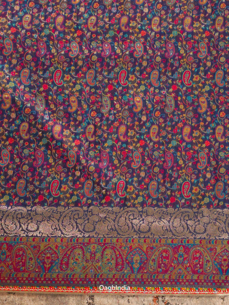 Kashmiri Blouse Piece Art Silk - Oagh India