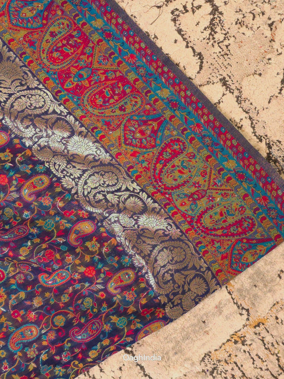 Kashmiri Blouse Piece Art Silk - Oagh India