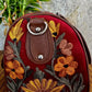 Kashmiri Duffel Bag – Maroon | Velvet Floral Duffel Bag for Women