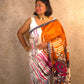Kashvi : Pure Silk Abstract Art Saree (Silk Mark) - Oagh India