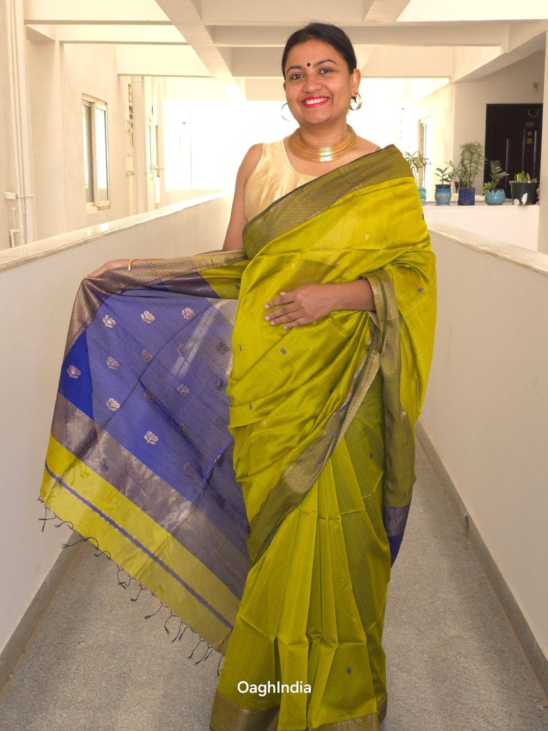 Kesar - Pure Silk Cotton Saree