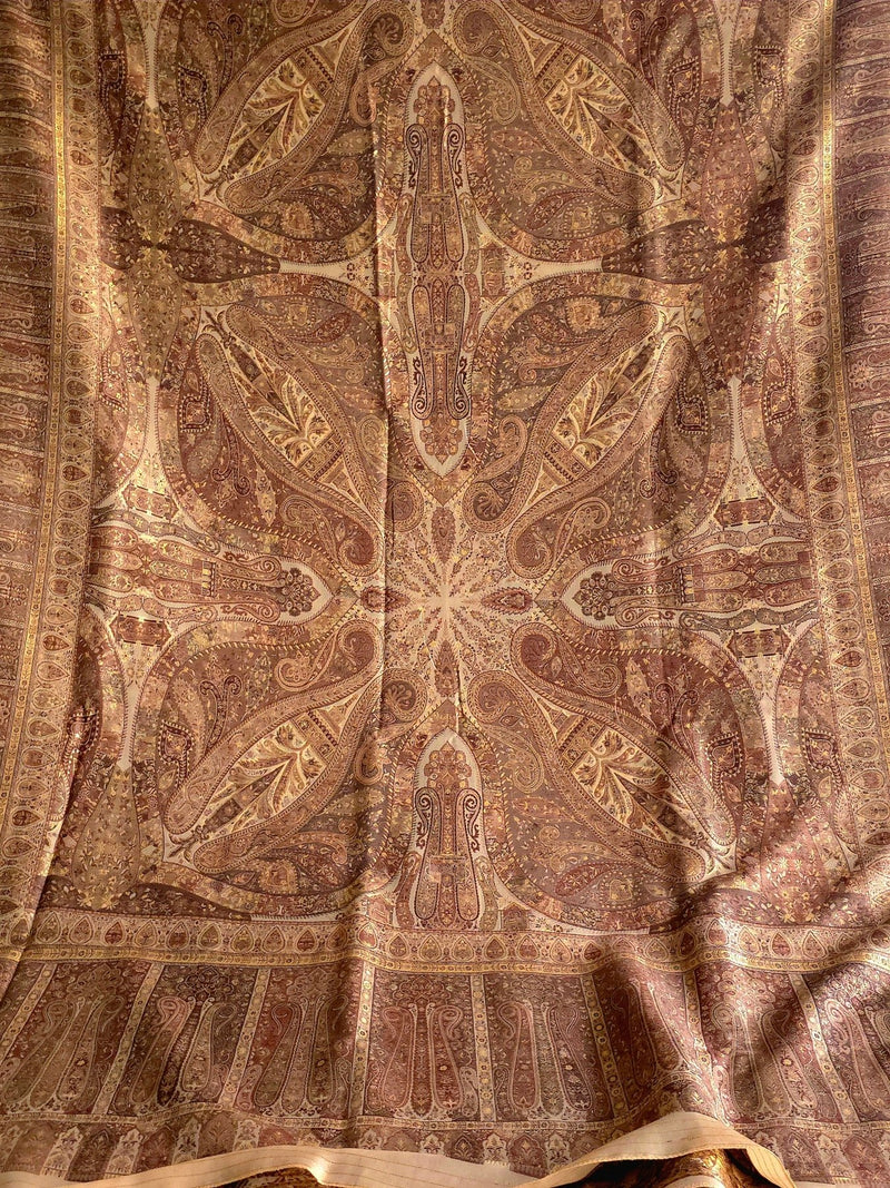 Kong Posh (Dusk): Authentic Kashmiri Saree