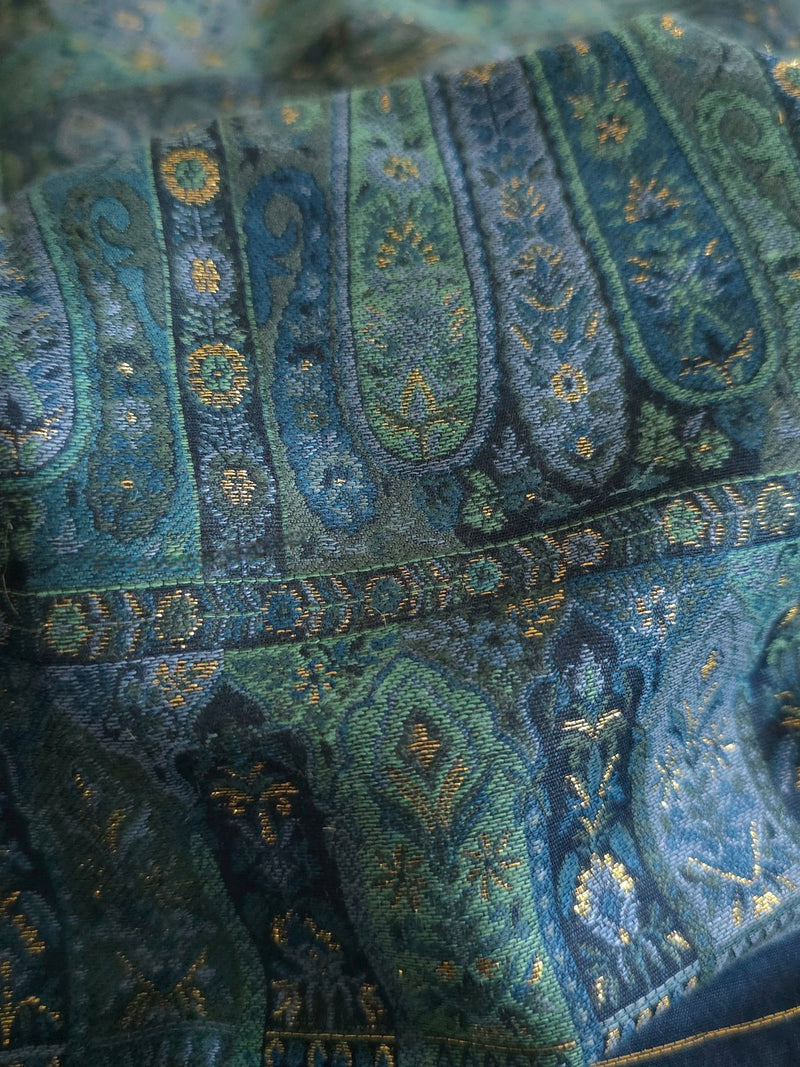 Kong Posh (Moonlight): Authentic Kashmiri Saree