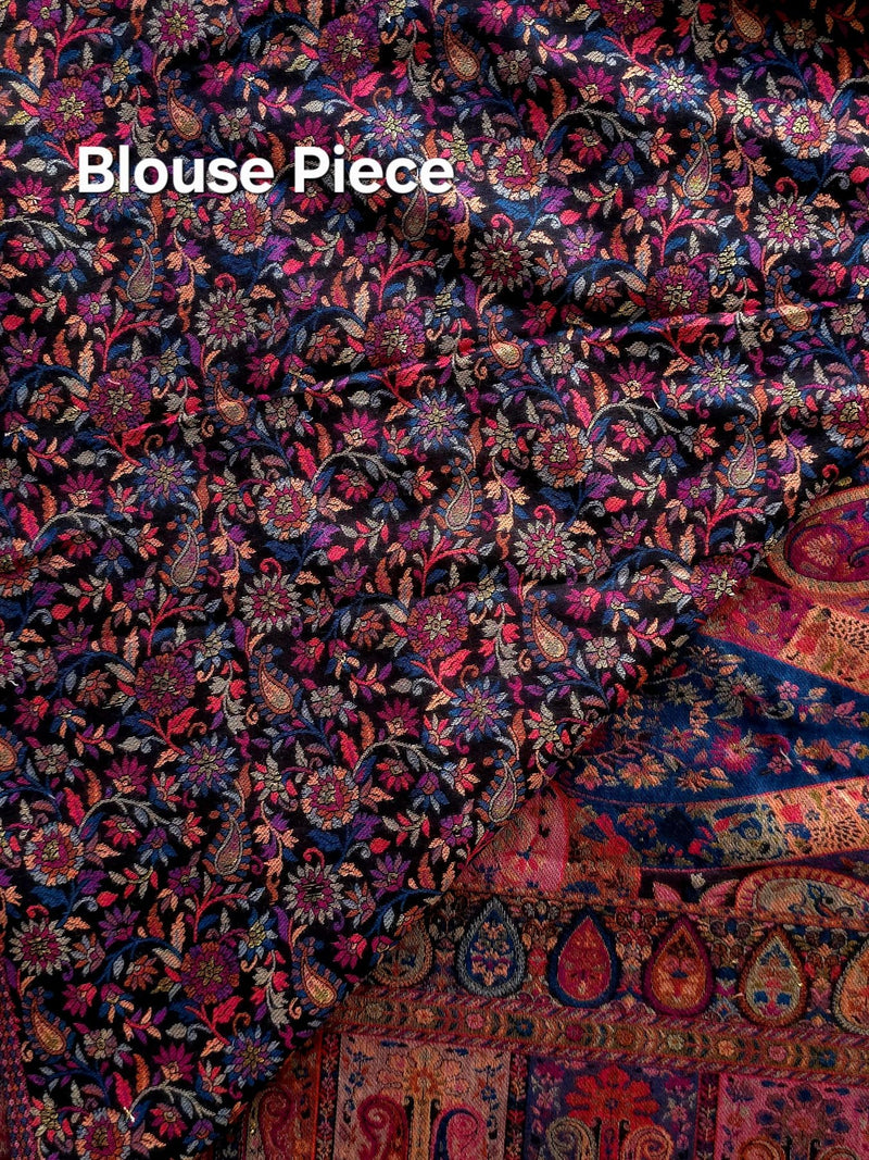 Kong Posh (New Moon) — Kashmiri Heritage Saree