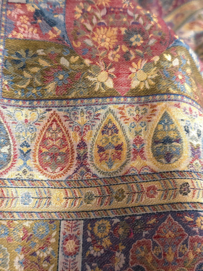 Kong Posh (Pristine): Authentic Kashmiri Saree