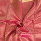 Kora Tissue Banarasi Blouse Piece Magenta - Oagh India