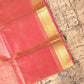 Kora Tissue Banarasi Blouse Piece Pink - Oagh India