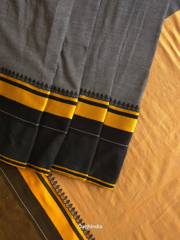 Livid : Pure Cotton Handloom Saree - Oagh India