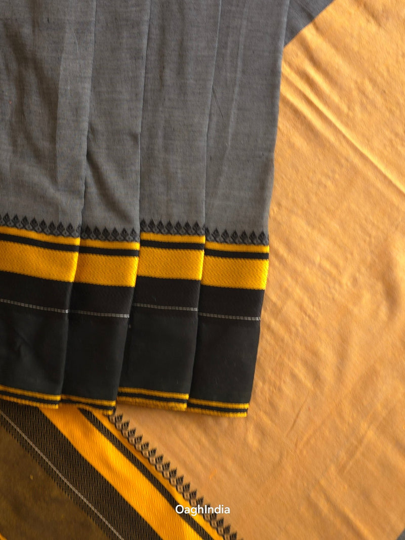 Livid : Pure Cotton Handloom Saree - Oagh India