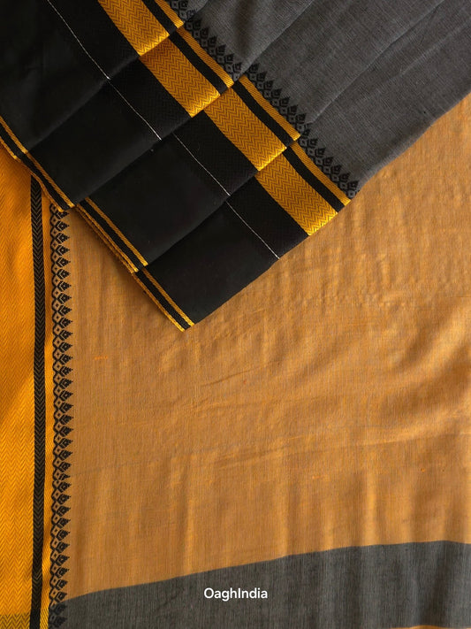 Livid : Pure Cotton Handloom Saree - Oagh India