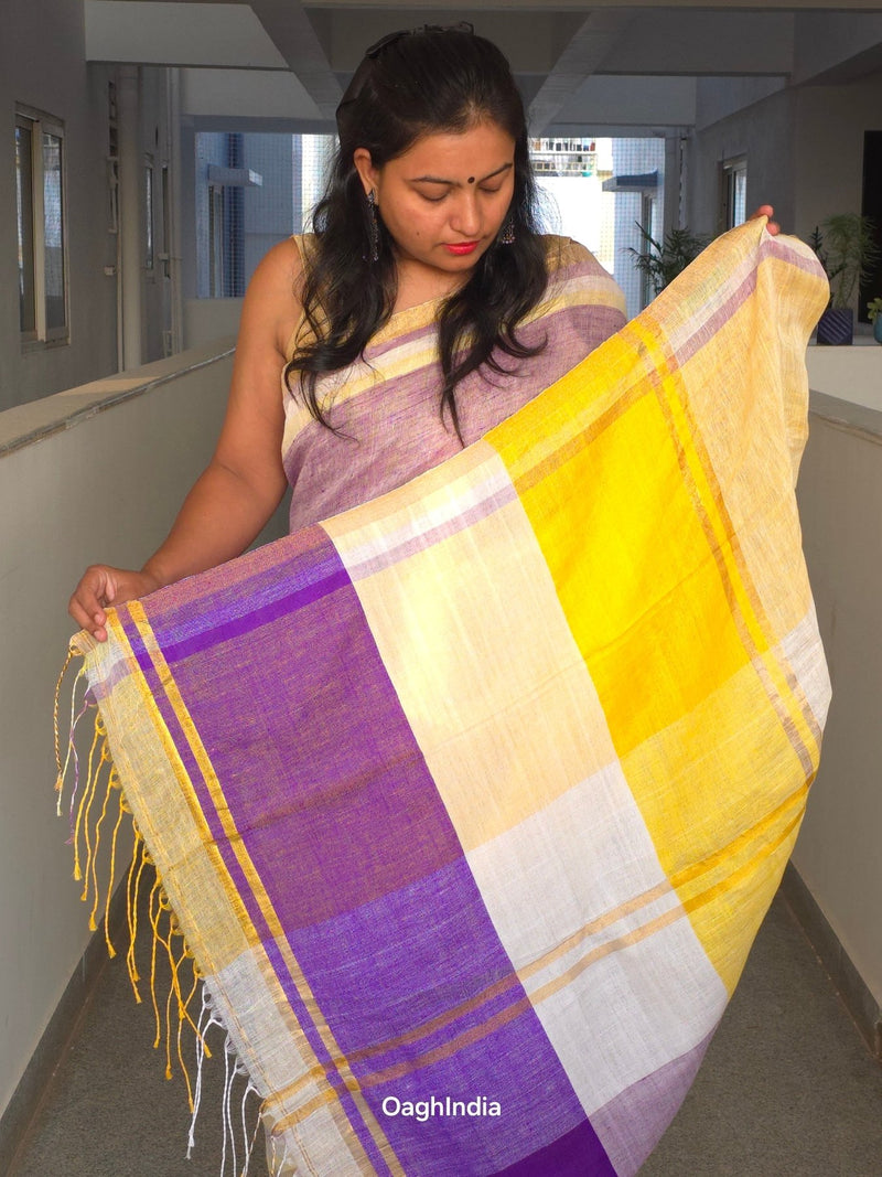 Lolita - Authentic Bhagalpur Linen Saree