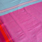 Mint Blue : Pure Cotton Handloom Saree