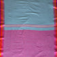 Mint Blue : Pure Cotton Handloom Saree