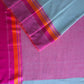 Mint Blue : Pure Cotton Handloom Saree
