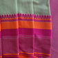 Mint Green : Pure Cotton Handloom Saree - Oagh India