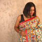 Mithila : Pure Silk Hand Painted Madhubani Art Saree (Silk Mark) - Oagh India