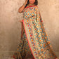 Mithila : Pure Silk Hand Painted Madhubani Art Saree (Silk Mark) - Oagh India