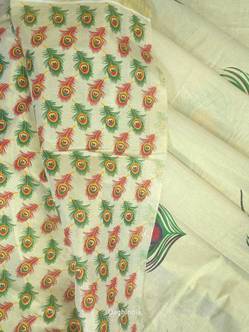 Morni : Traditional Onam Saree From Kerala