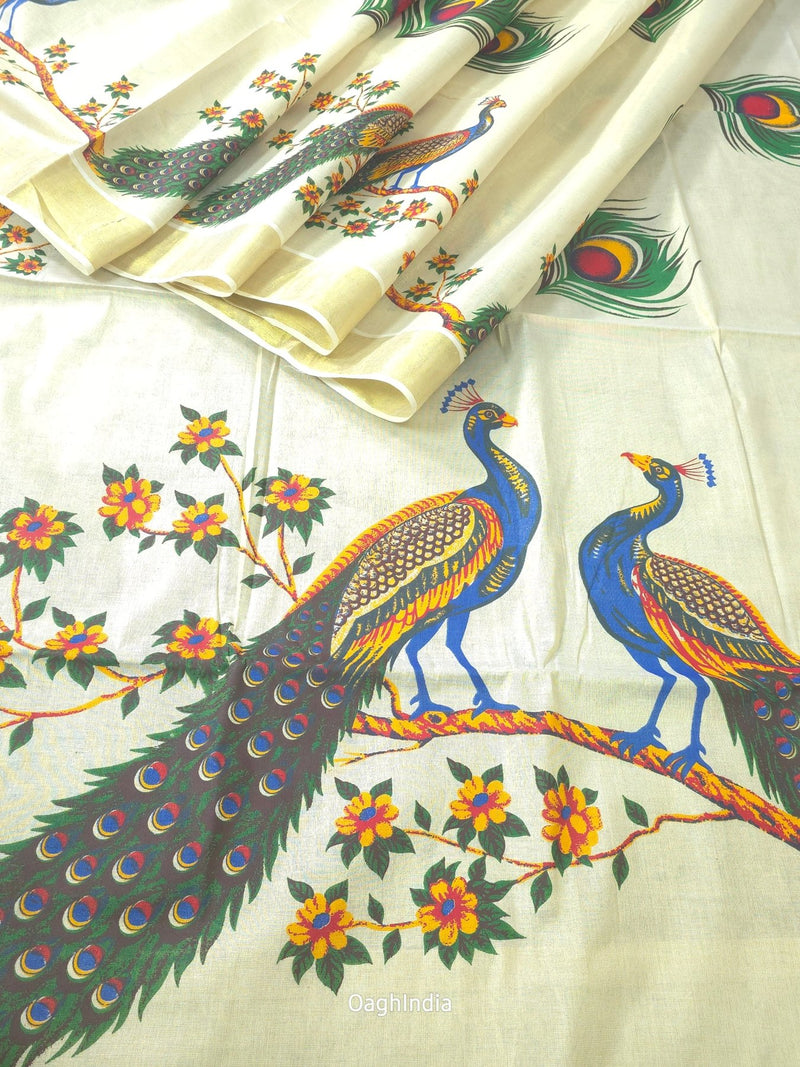 Morni : Traditional Onam Saree From Kerala