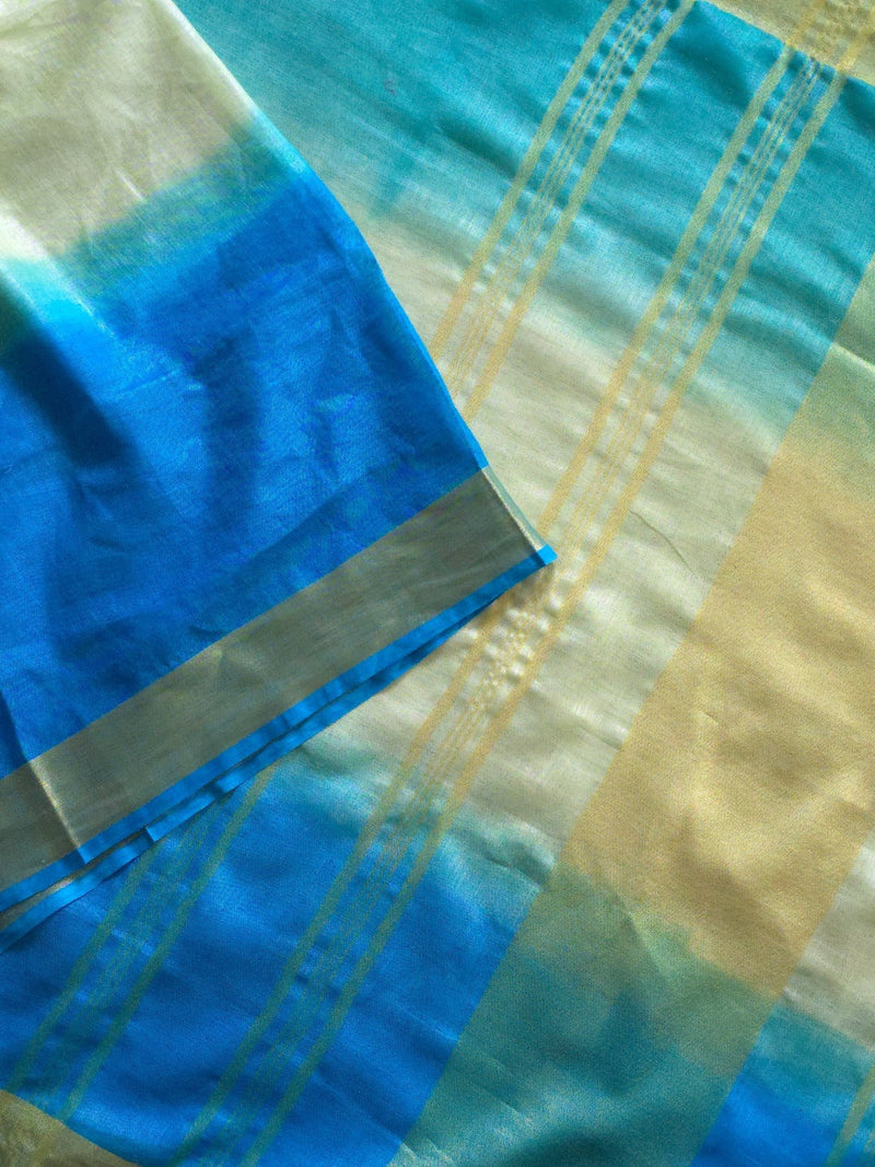 Mriga - Authentic Bhagalpur Linen Saree