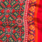 Multi Color Semi Ikkat Blouse Piece - Oagh India