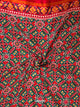 Multi Color Semi Ikkat Blouse Piece - Oagh India