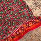 Multi Color Semi Ikkat Blouse Piece - Oagh India