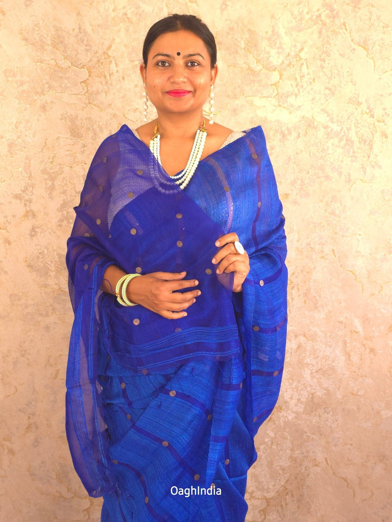 Neeha : Pure Silk Handloom Saree (Silk Mark)