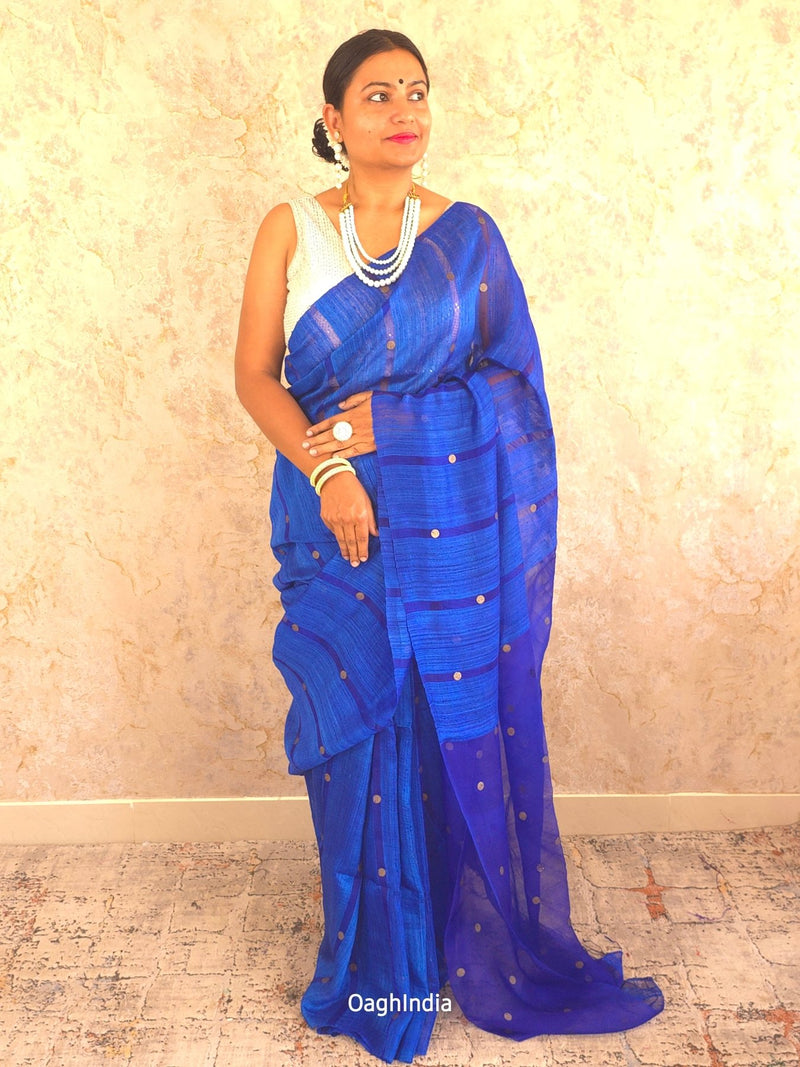 Neeha : Pure Silk Handloom Saree (Silk Mark)