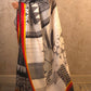 Ojasvi : Pure Silk Abstract Art Saree (Silk Mark) - Oagh India