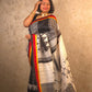 Ojasvi : Pure Silk Abstract Art Saree (Silk Mark) - Oagh India
