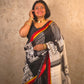 Ojasvi : Pure Silk Abstract Art Saree (Silk Mark) - Oagh India