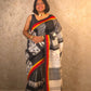 Ojasvi : Pure Silk Abstract Art Saree (Silk Mark) - Oagh India