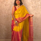 Ombre Dawn | Metallic Ombre Handloom Tissue Saree - Oagh India