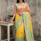 Ombre Dopahar | Metallic Ombre Handloom Tissue Saree - Oagh India