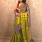 Ombre Raat | Metallic Ombre Handloom Tissue Saree - Oagh India