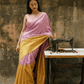 Ombre Subah | Metallic Ombre Handloom Tissue Saree - Oagh India