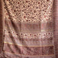 Parajika - Brown Monochrome : Authentic Kashmiri Saree