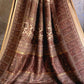 Parajika - Brown Monochrome : Authentic Kashmiri Saree